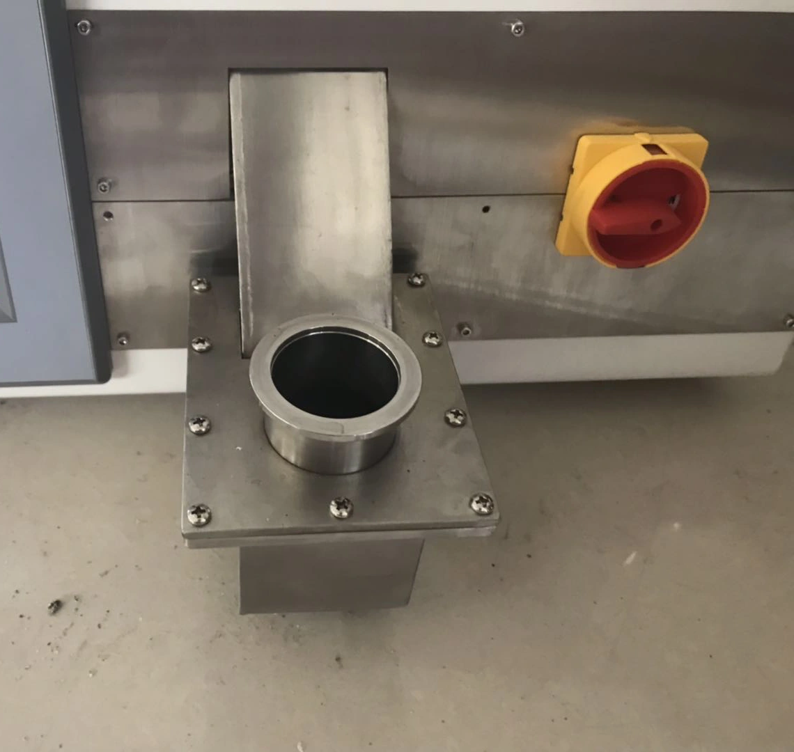 Cooling or quench vessel integrated with the specimen transfer route