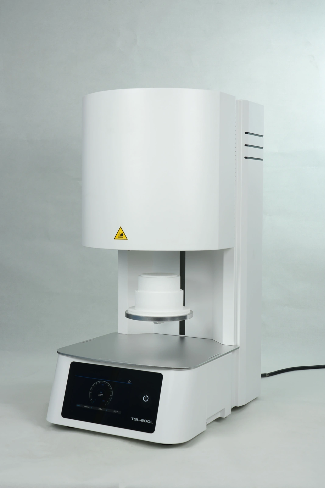 Compact silicon carbide heated dental zirconia sintering furnace with lift platform