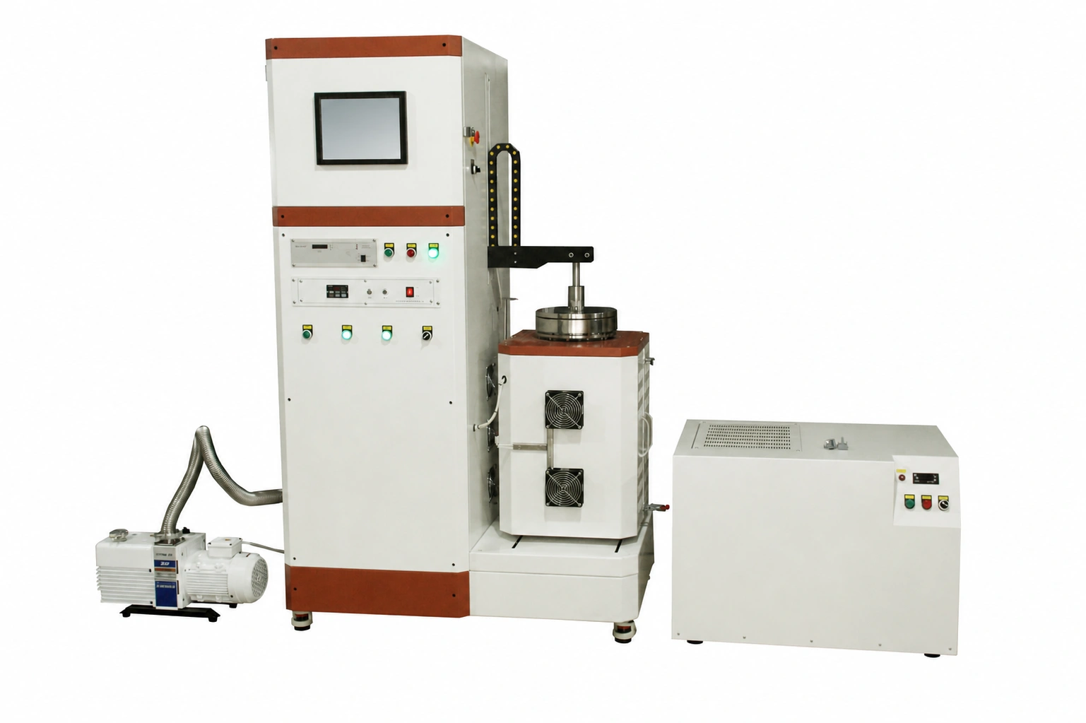Complete vacuum brazing furnace system
